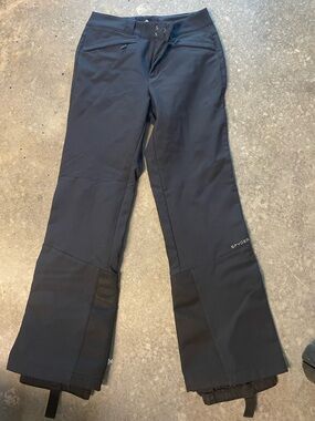 Spyder Orb Women’s Softshell Ski Snow Pants Black Size 12